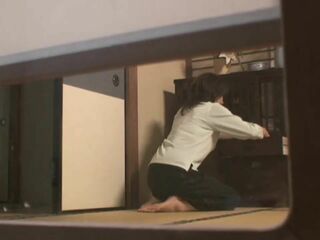 Japanese MILF Caught Pleasuring Herself on Hidden Cam