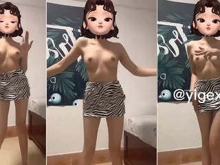 Sexy Teen TikTok Dancer Shows Off Nipples and Ass in Chinese Fitness Video