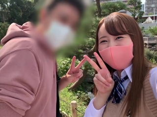 Japanese Chubby Girl Gets Cummed On by Classmate's Dick